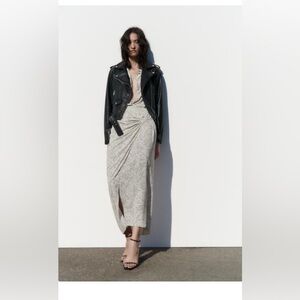 NEW with tags Zara faux leather jacket